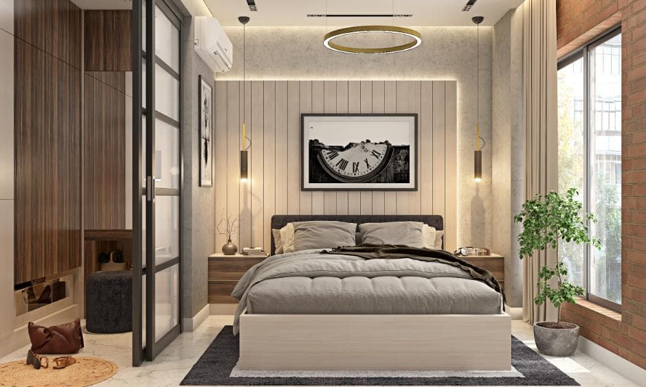 Modern Living Room — AI Designed
